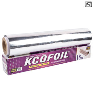 Kcofoil Food Grade 18 Micron Aluminium Foil Roll 18 MTR