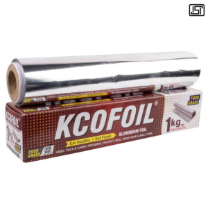 Kcofoil Food Grade 18 Micron Aluminium Foil Roll 1 Kg (64 M)